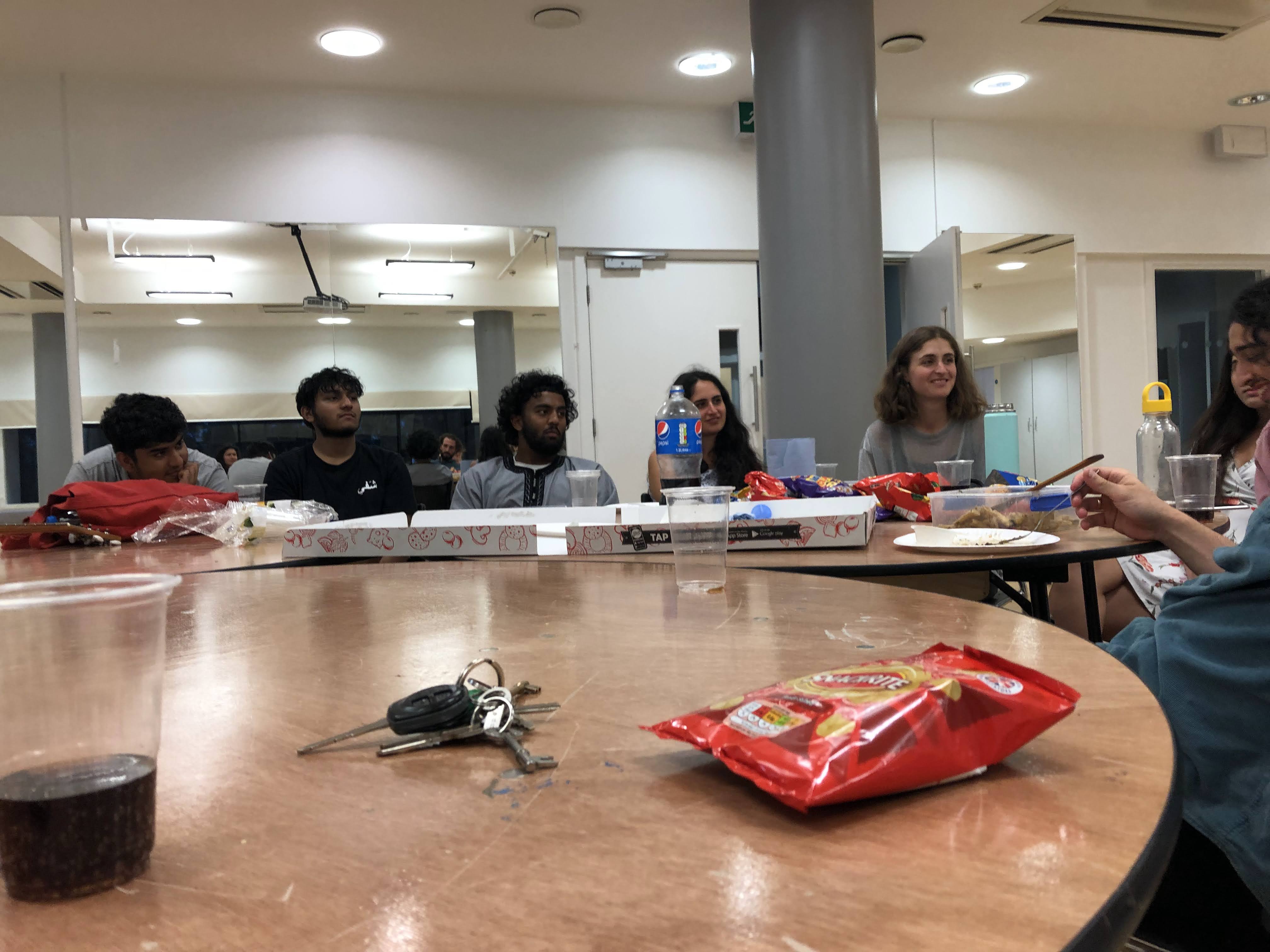 Youth mentors taking part in a training session